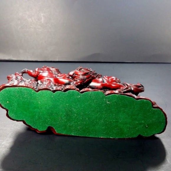 Chinese heavy lucky 3 running horses statues - Picture 8 of 8